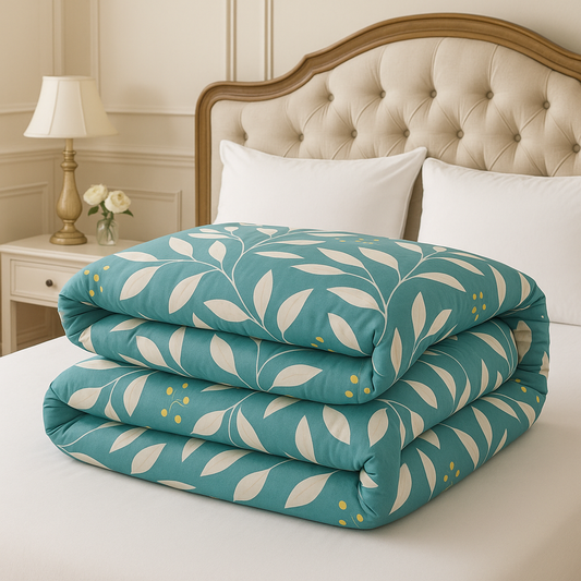 Comforter Green Floral
